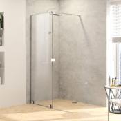 Ensemble Paroi de douche coulissante et Paroi latérale de complément  Mod. XTENSA  de Hüppe